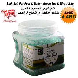 Bath Salt For Foot & Body - Green Tea & Mint 1.2 kg