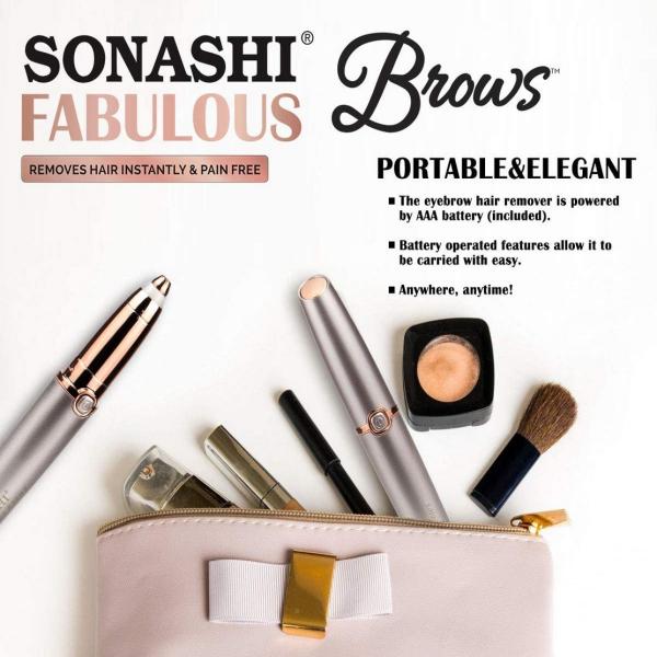 Sonashi Fabulous Brows Hair Remover Rose Gold SLD-823