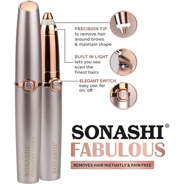 Sonashi Fabulous Brows Hair Remover Rose Gold SLD-823