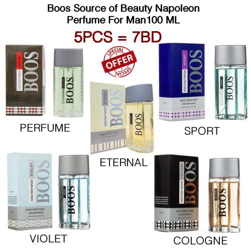 Boos Source of Beauty Napoleon Perfume For Man 5pcs * 100 ML