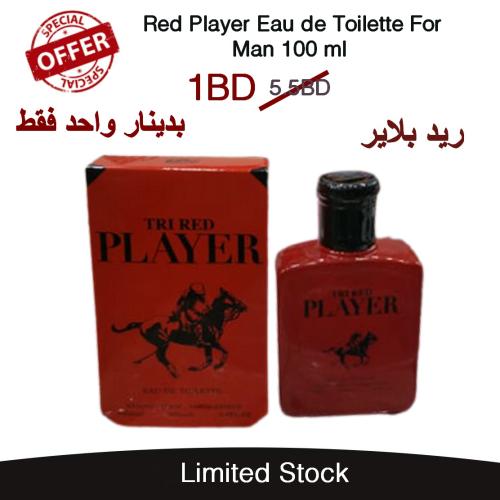 Red Player Eau de Toilette For Man 100 ml 