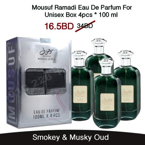 Mousuf Ramadi Eau De Parfum For Unisex Box 4pcs * 100 ml 