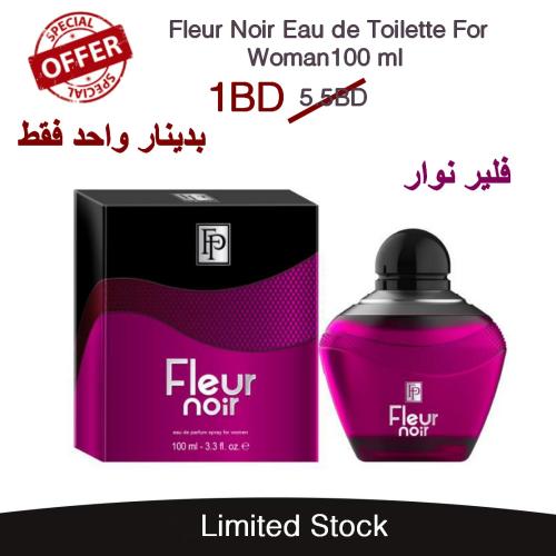 Fleur Noir Eau de Toilette For Woman100 ml 