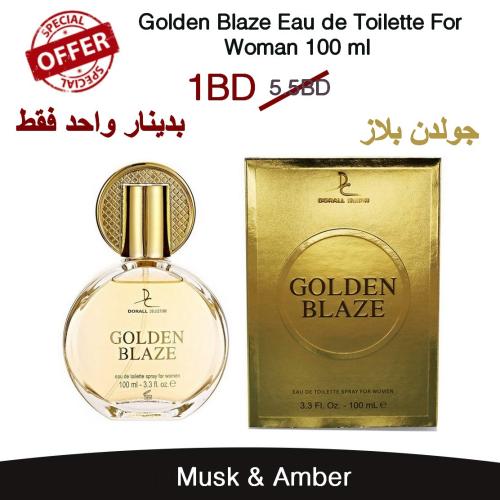 Golden Blaze Eau de Toilette For Woman 100 ml 