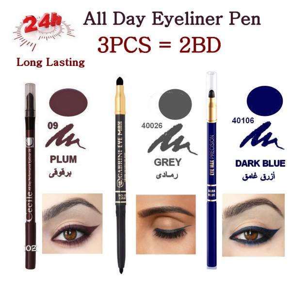 All day Eyeliner pen 3pcs
