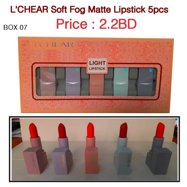 L'CHEAR Soft Fog Matte Lipstick 5pcs