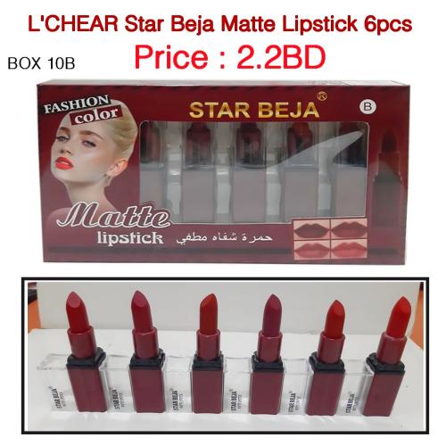 L'CHEAR Star Beja B Matte Lipstick 6pcs