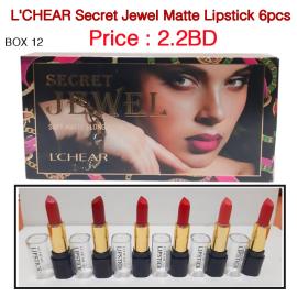 L'CHEAR Secret Jewel Matte Lipstick 6pcs