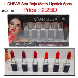 L'CHEAR Star Beja Matte Lipstick 6pcs