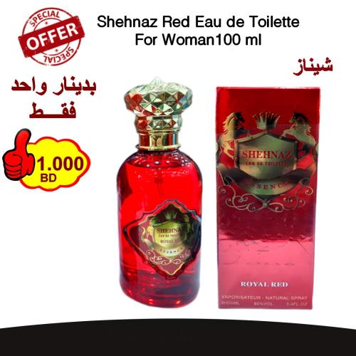 Shehnaz Red Eau de Toilette  For Woman100 ml 