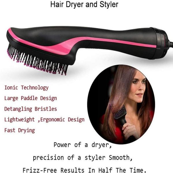 Rozia Heating Lonic Hair Straightener Brush