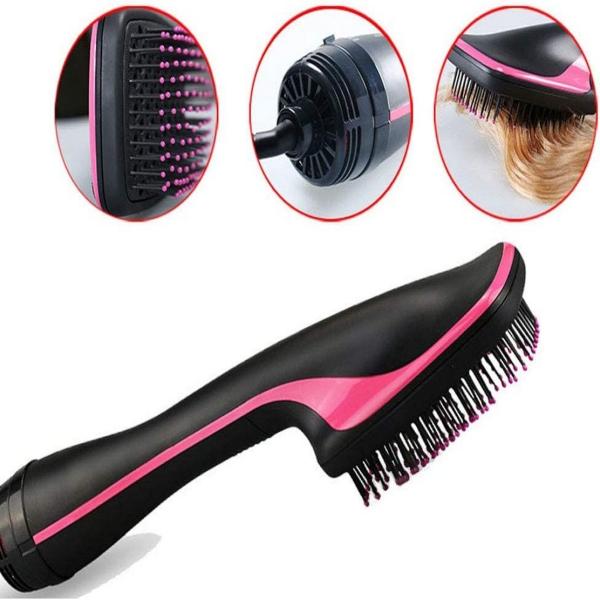 Rozia Heating Lonic Hair Straightener Brush
