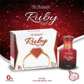 Al Nuaim Ruby Red Attar 9.9 ML Floral Attar  (Woody)