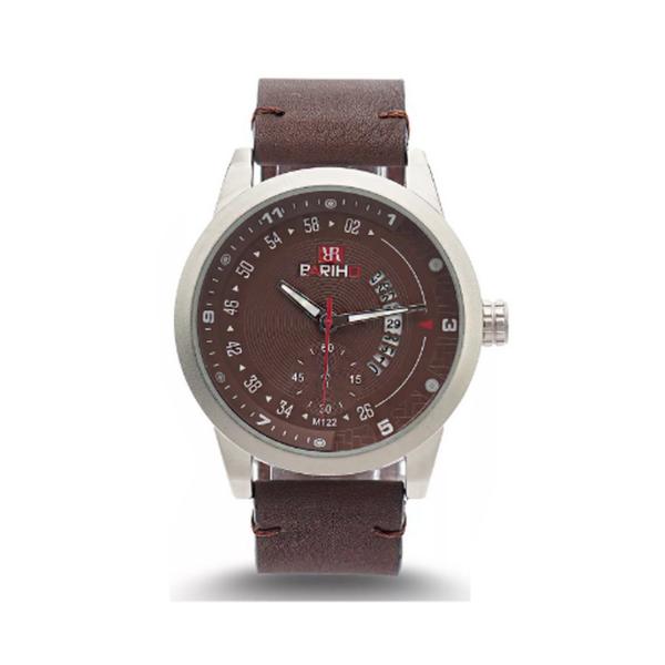 Bariho men's leather waterproof wrist watch