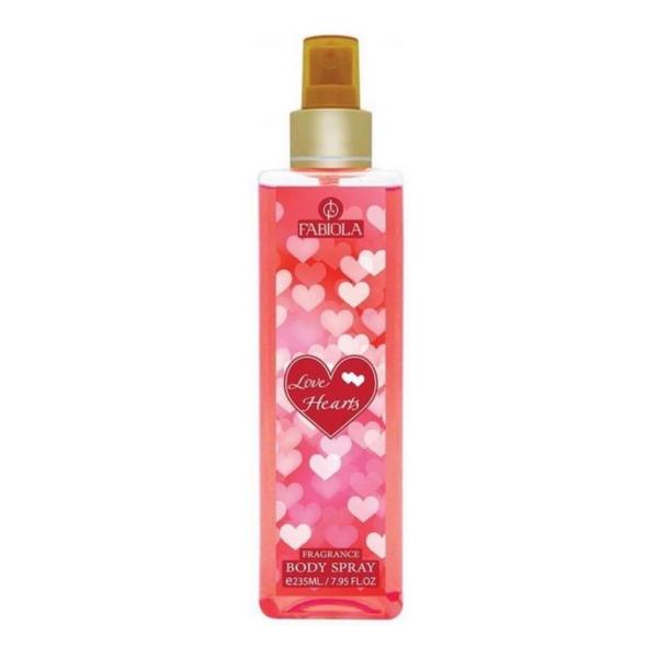 Fabiola Love Hearts Fragrance Body Spray - 235ml