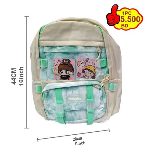 School Bag Waterproof  44CM × 28CM