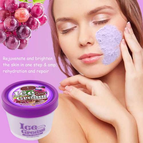 Mud Mask Deep Cleaning Moisturizing Brightening Grape & Coconut -100g