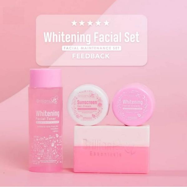 Brilliant Skin Whitening Facial Set 4pcs