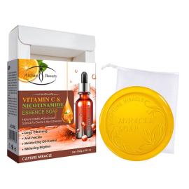 Vitamin C & Nicotinamide Essence Handmade Soap Cleaning Moisturizing Repair Oil Control Skincare 100g