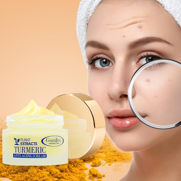 Turmeric Face Cream Whitening Anti Aging Anti Wrinkle Skin Care 50ml