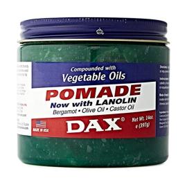 DAX Pomade is ideal for dry, brittle hair that breaks short at the ends.397g