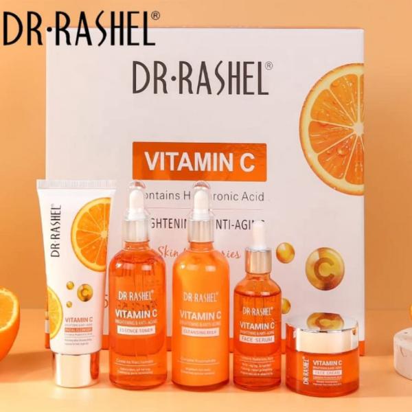Dr rashel Vitamin c whitening brightening anti-aging spot fade skin face care set 5PCS