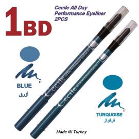Cecile All Day Performance Eyeliner Pen 2pcs