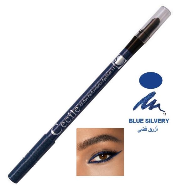 Cecile All Day Performance Eyeliner  Blue Silvery No 11