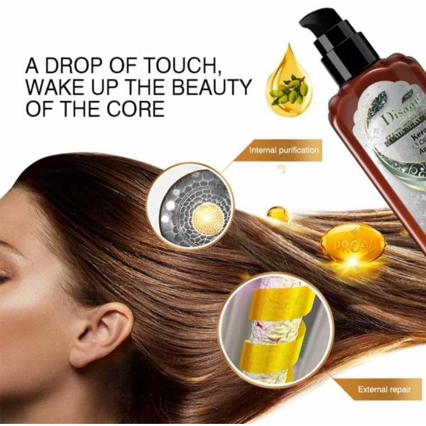 Disaar Hair Serum 2in1 Keratin & Olive Oil Anti Frizz Mild Formula – 120ml