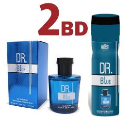 DR BLUE EDT 100ML + Body Spray 200ml