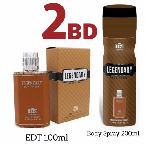 Legendary EDT 100ML + Body Spray 200ml