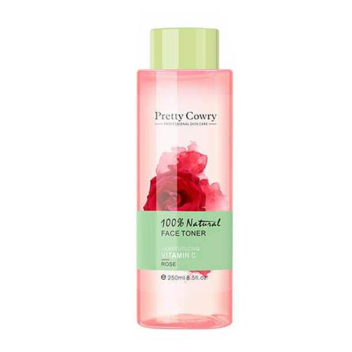 Pretty Cowry Toner Organic Whitening Facial Skin Care Vitamin C Rose Face Toner 250ml