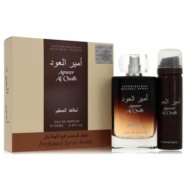 Amir Al Oud with Lattafa Deodorant Spray for Unisex 100 ml
