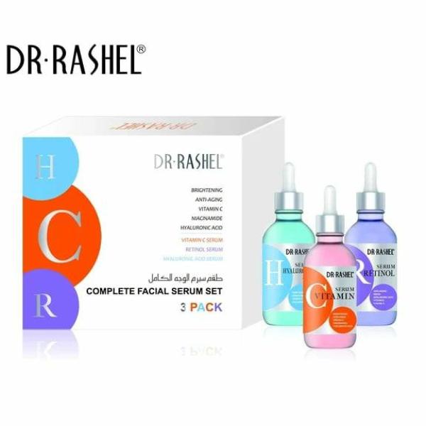 DR RASHEL Serums - Vitamin C + Hyaluronic & Retinol - 30ml . 3pcs