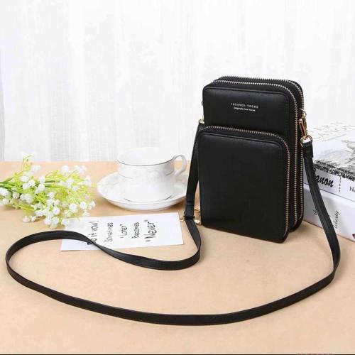 Women's Shoulder Bag 3 Zipper