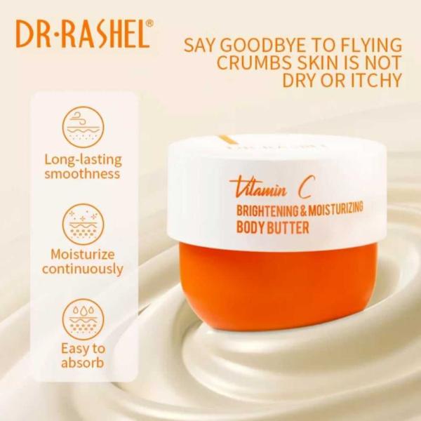 Dr. Rashel Vitamin C Brightening & Moisturizing Body Butter 250gm