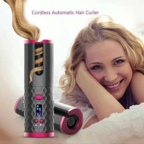 Wireless Hair Curler LCD Cordless