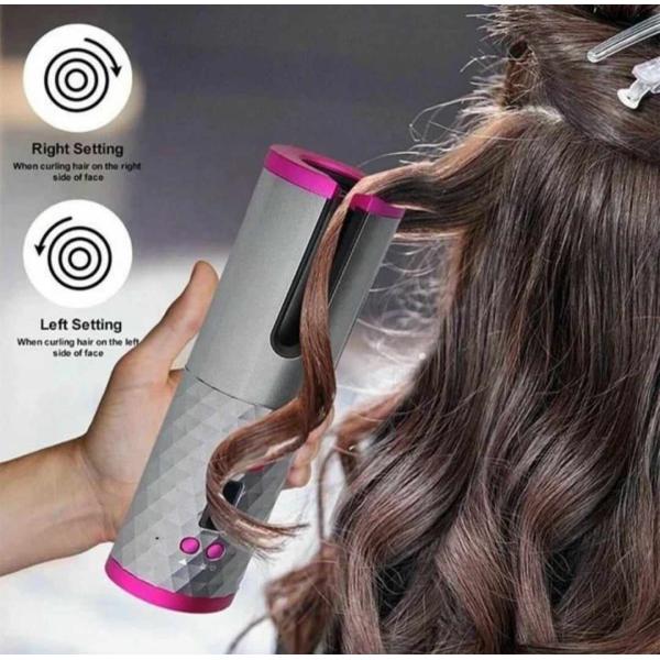 Wireless Hair Curler LCD Cordless