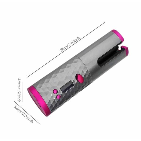 Wireless Hair Curler LCD Cordless