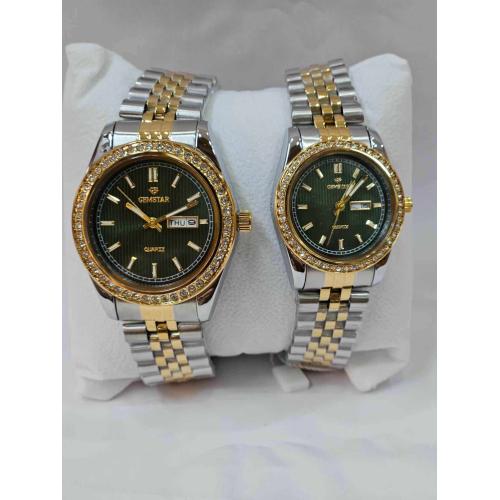 GEMSTAR Couple Watch His and Her