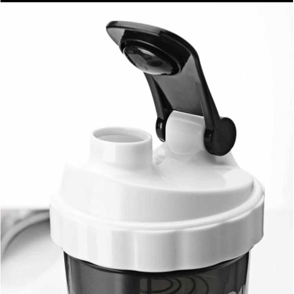 Shaker Bottle 3 Layers Powder Shake Cup 650ML