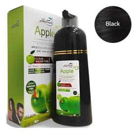 Nice Fresh's Apple Essence Hair Dye Shampoo 500ml - Black