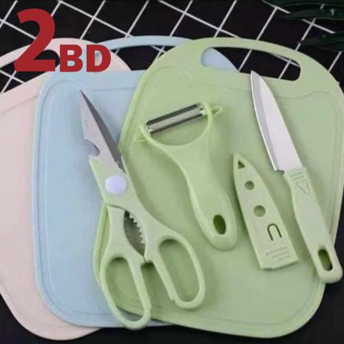 Chopping Board with Knife Set