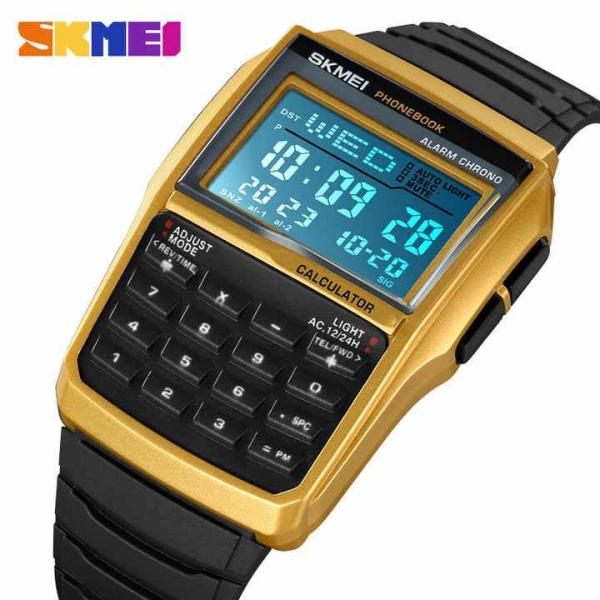 SKMEI Fashion Calculator Design Classic LED Watch