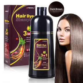 MEIDU Hair Dye Shampoo 500ml - Dark Brown