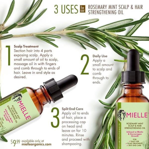 Mielle Organics Rosemary Mint Hair Oil 59ml