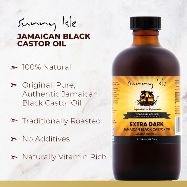Extra Dark Jamaican Black Castor oil 236ml