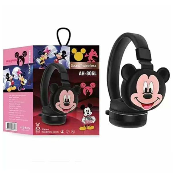 Disney Stitch Headphones Wireless Bluetooth headset for Kids Black