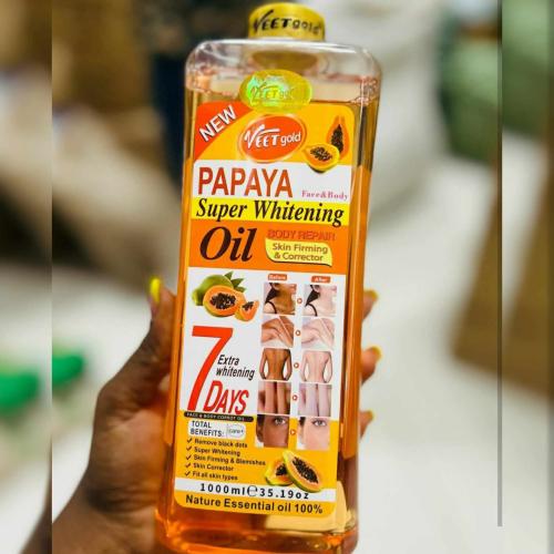 VEET GOLD Super Whitening Papaya Oil 1000ml