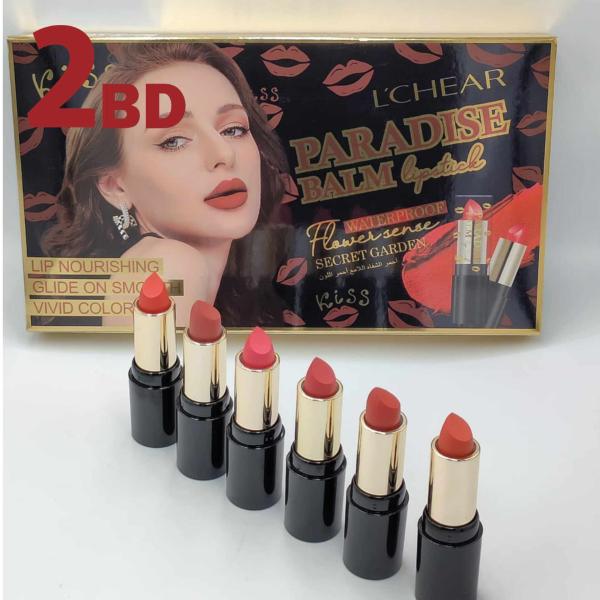 L'CHEAR Paradise Balm Matte Lipstick 6pcs